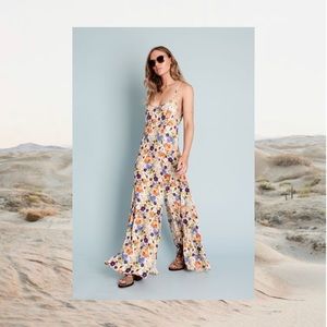 MINKPINK Wild Keepsake Floral Slit Maxi Dress
